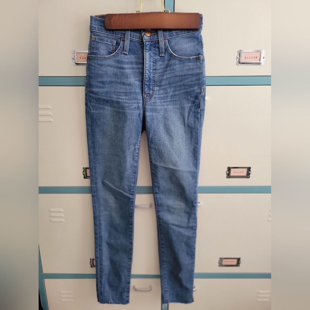 Madewell high rise skinny jeans